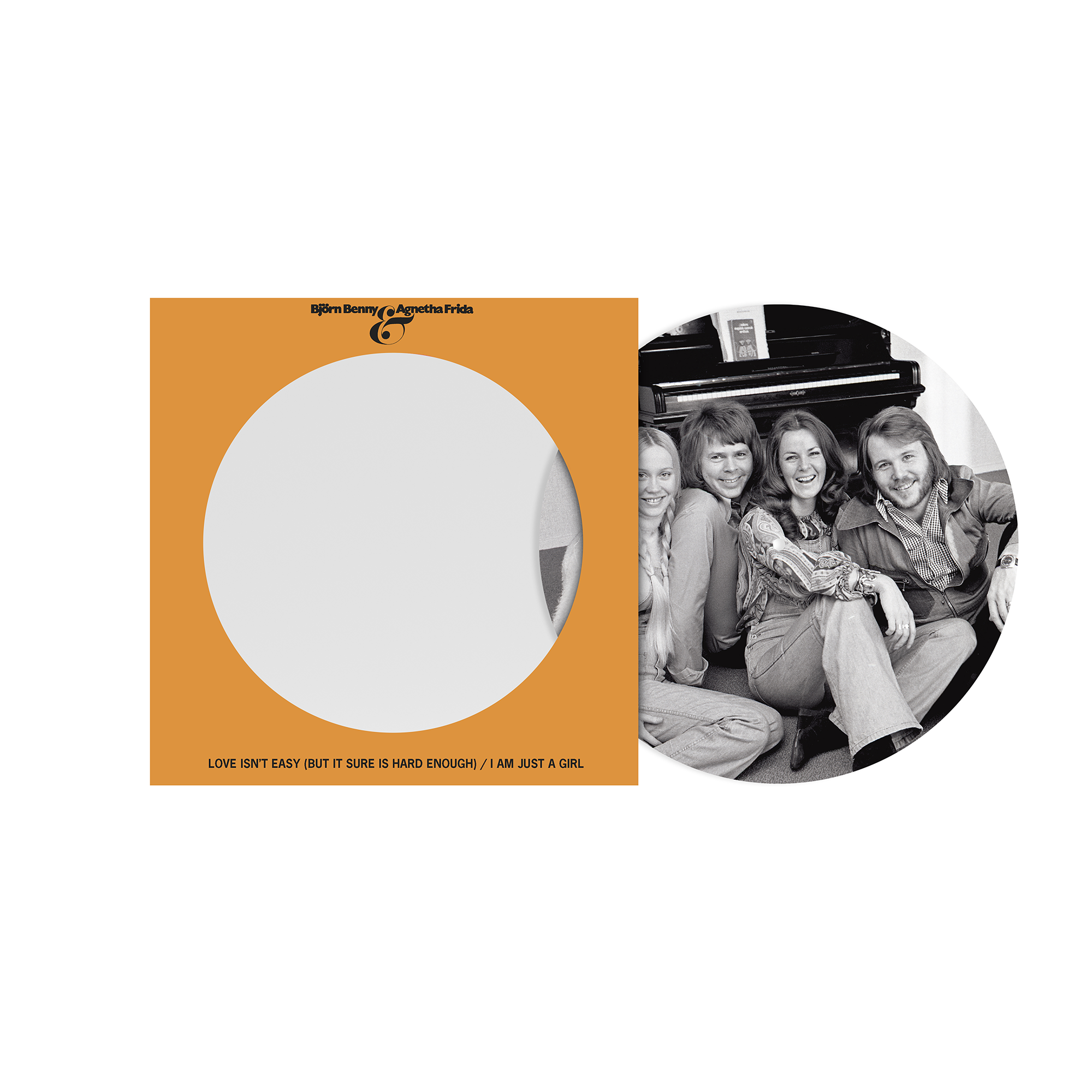 ABBA - Love Isn’t Easy (But It Sure Is Hard Enough) / I Am Just A Girl: Picture Disc Vinyl 7" Single