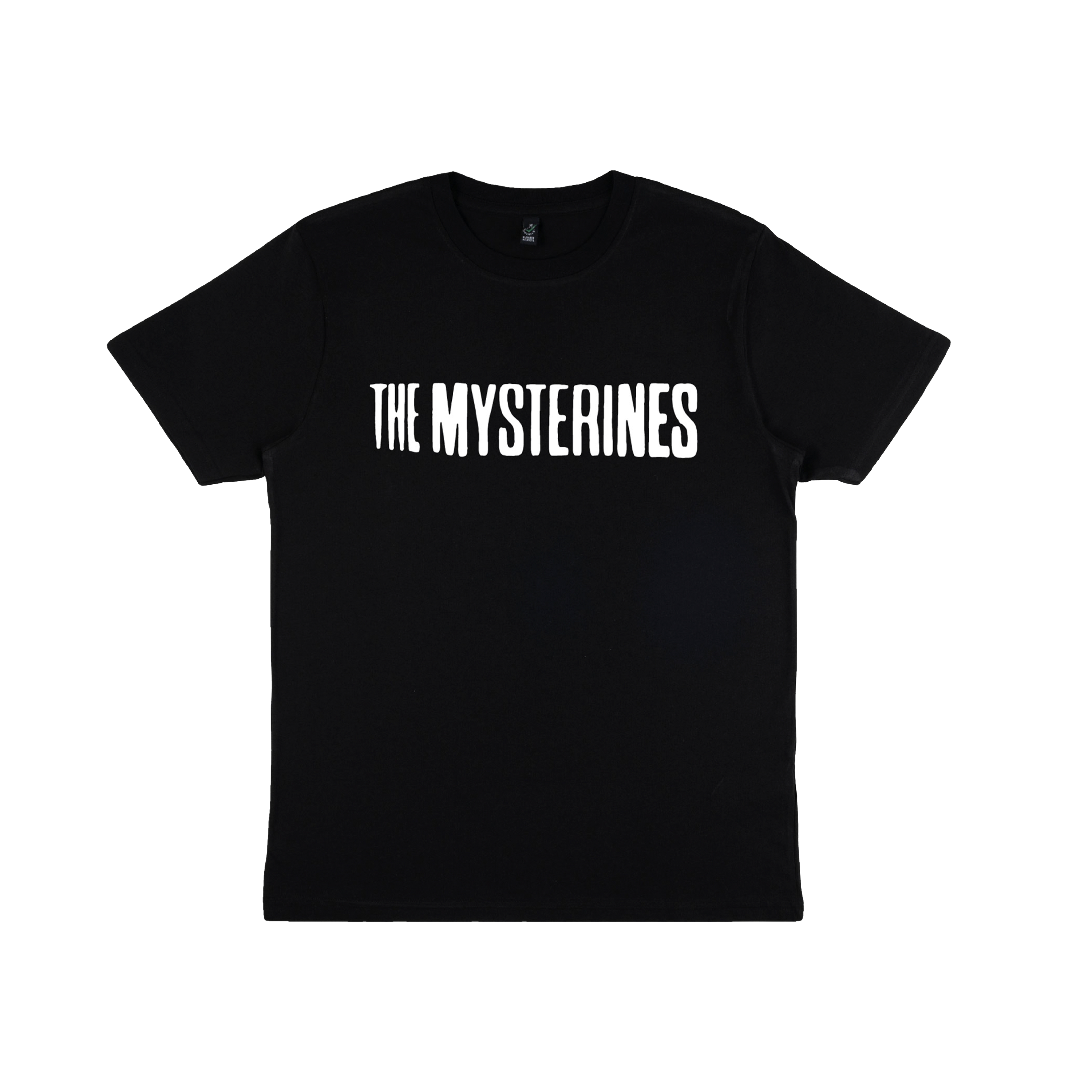 The Mysterines - T-Shirt: White Box Logo On Black.