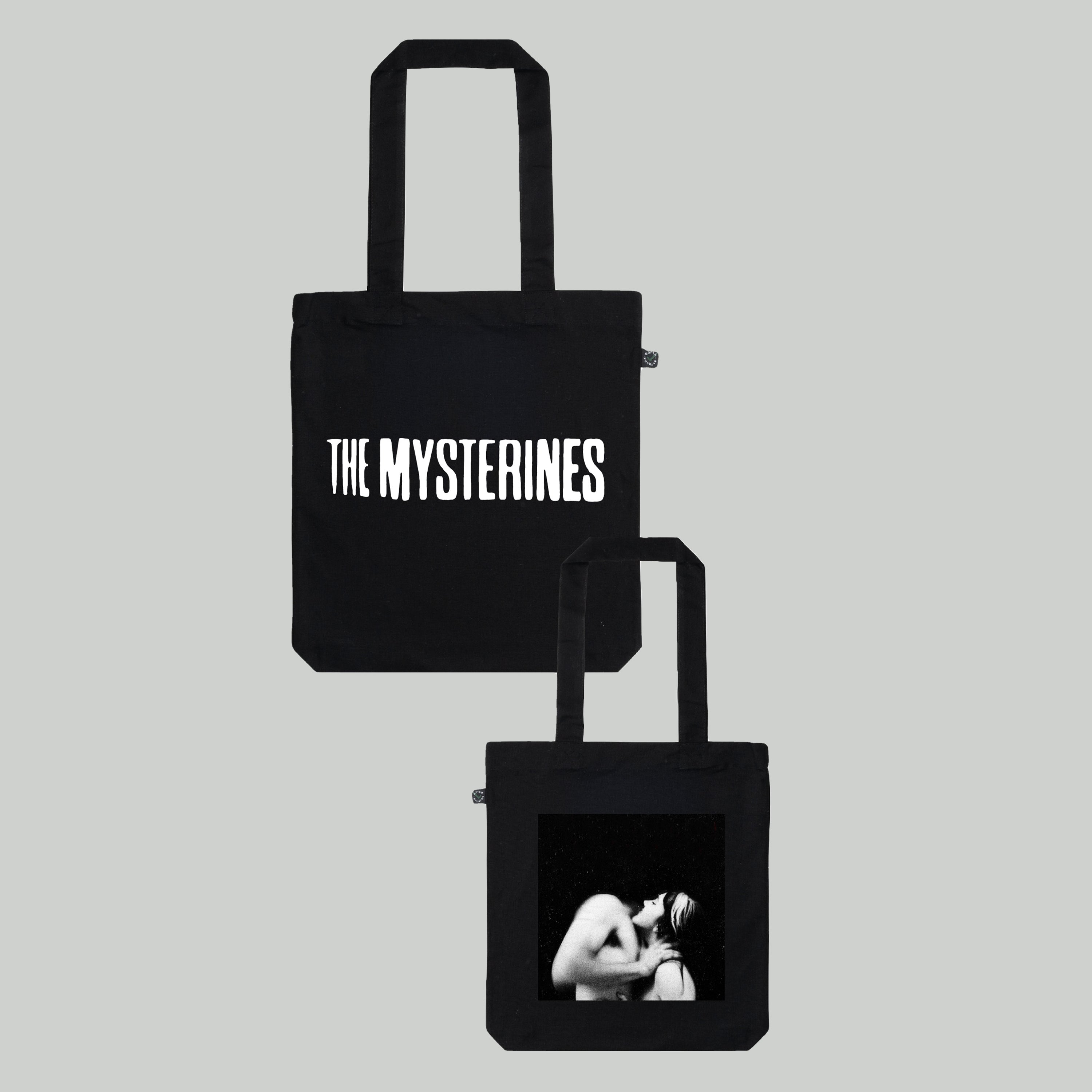 The Mysterines - Tote Bag: White Logo + Album Cover On Black