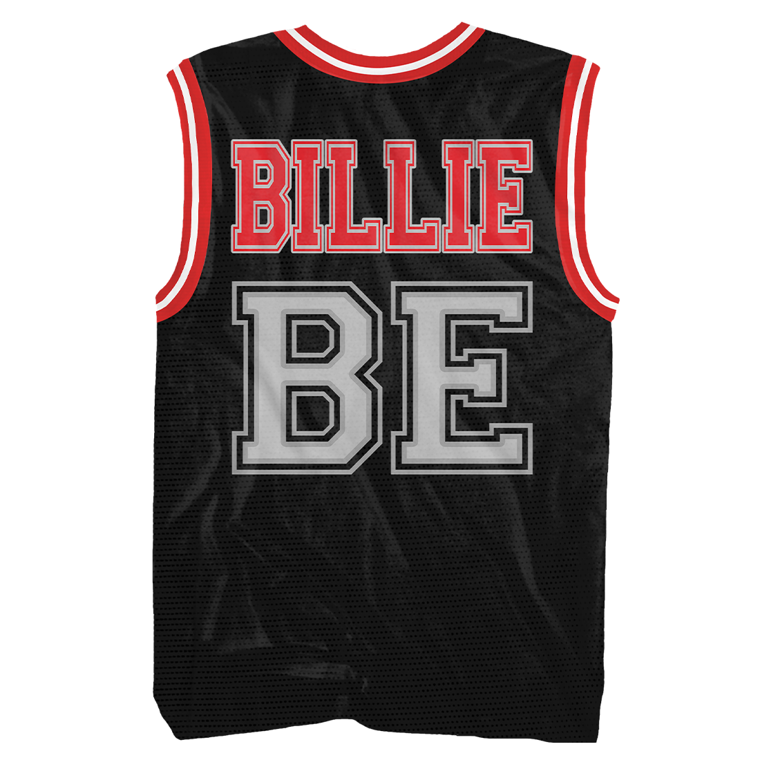 Billie Eilish - Billie Eilish Red And Black Jersey