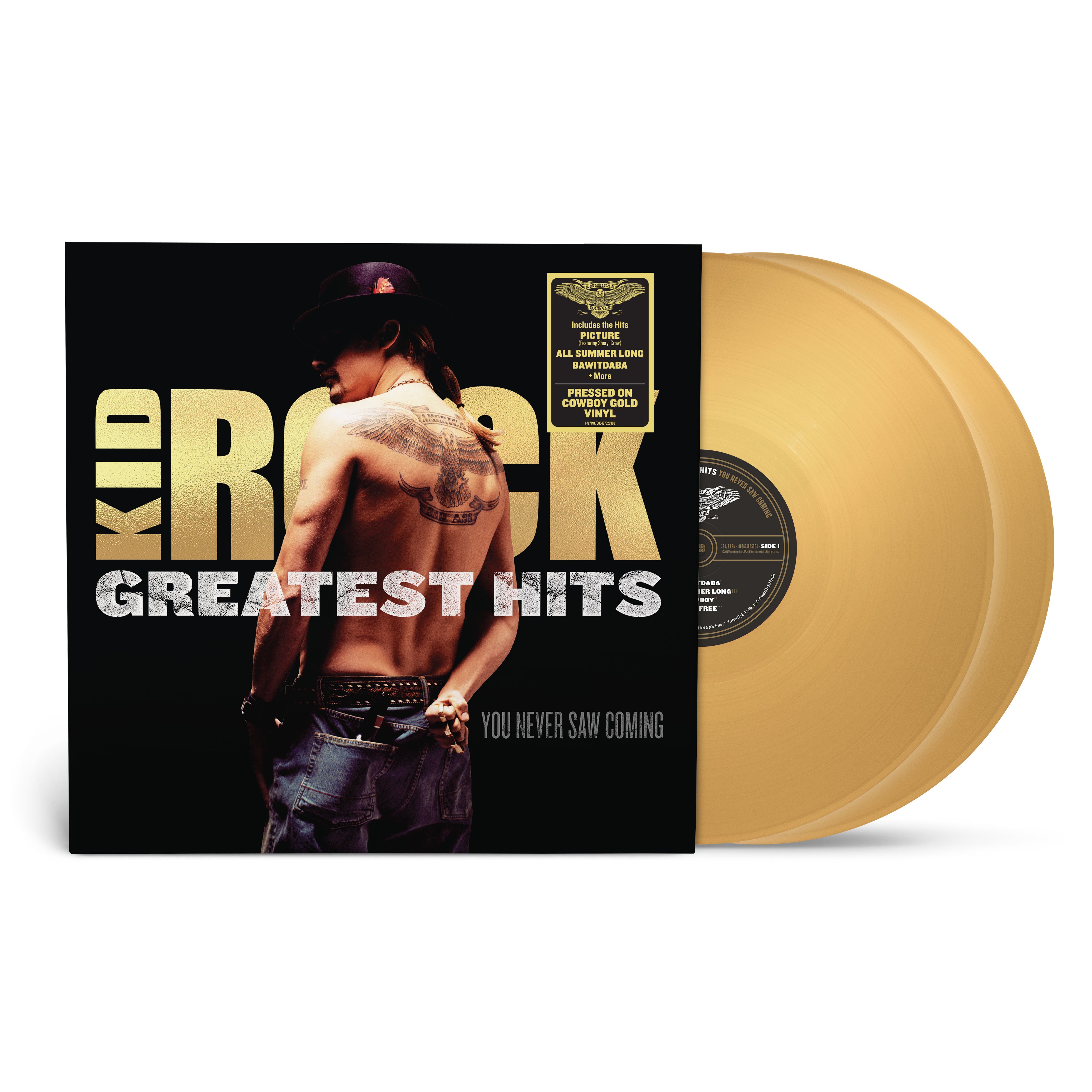 Kid Rock - Greatest Hits You Never Saw Coming: Gold Vinyl 2LP