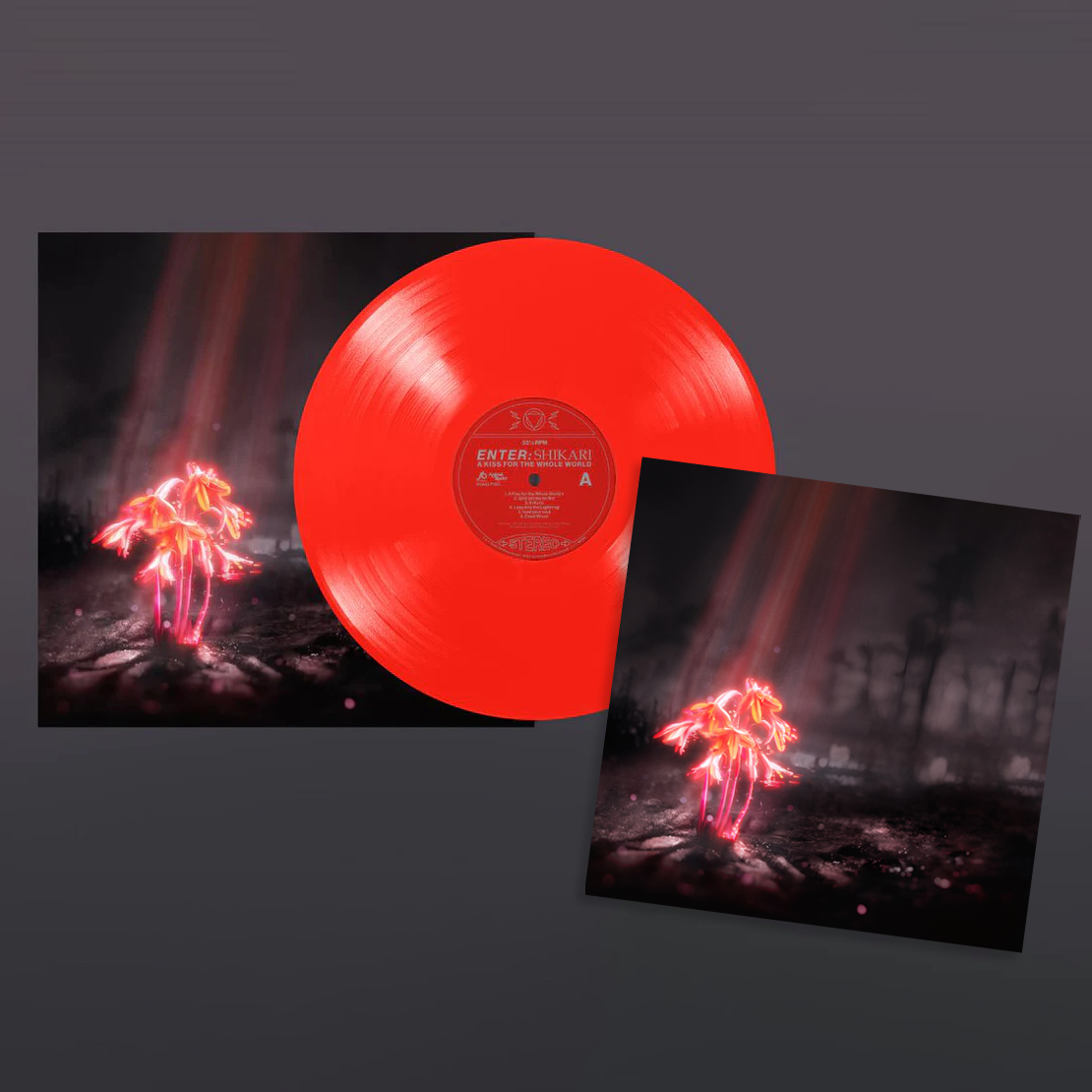 A Kiss For The Whole World: Limited Sunset Colour Vinyl LP + Signed Print