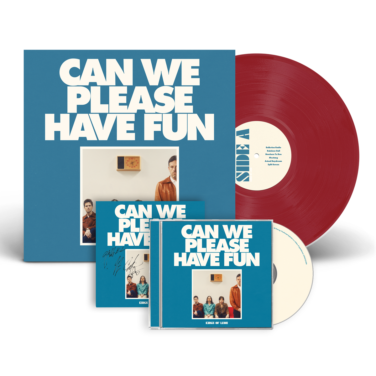 Can We Please Have Fun: Limited Red Vinyl LP, CD + Signed Art Card