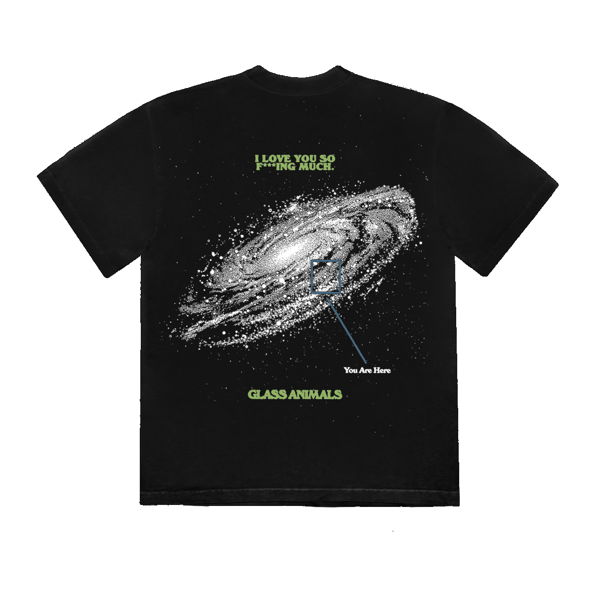 Glass Animals - You Are Here T-Shirt in Black