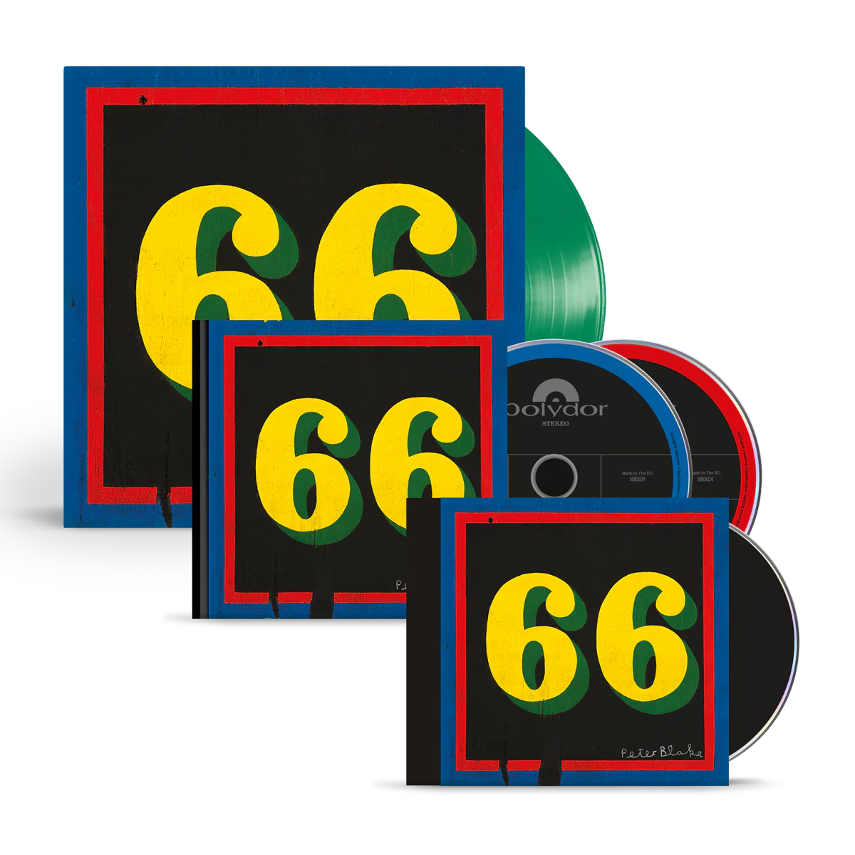 66: Exclusive Green Vinyl LP, Deluxe CD + CD