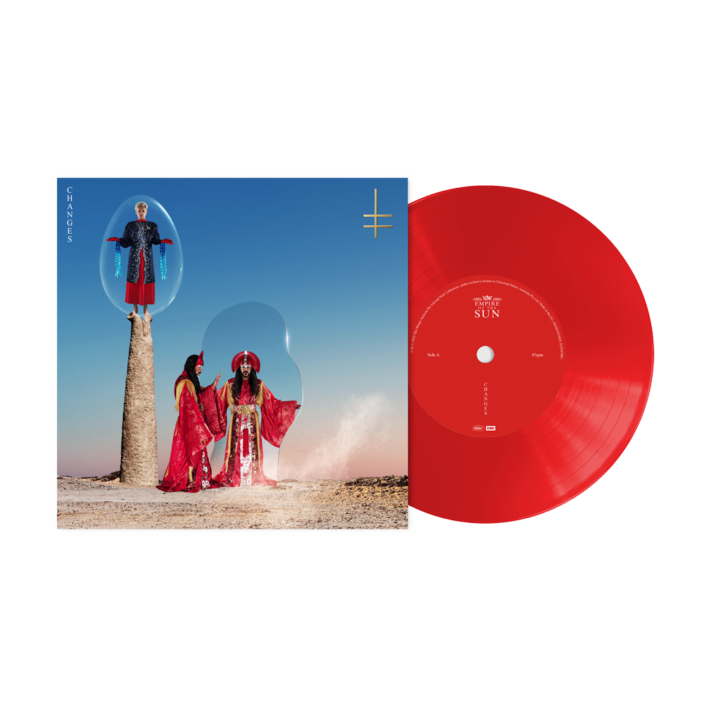 Empire Of The Sun - Changes (Exclusive Translucent Red 7")