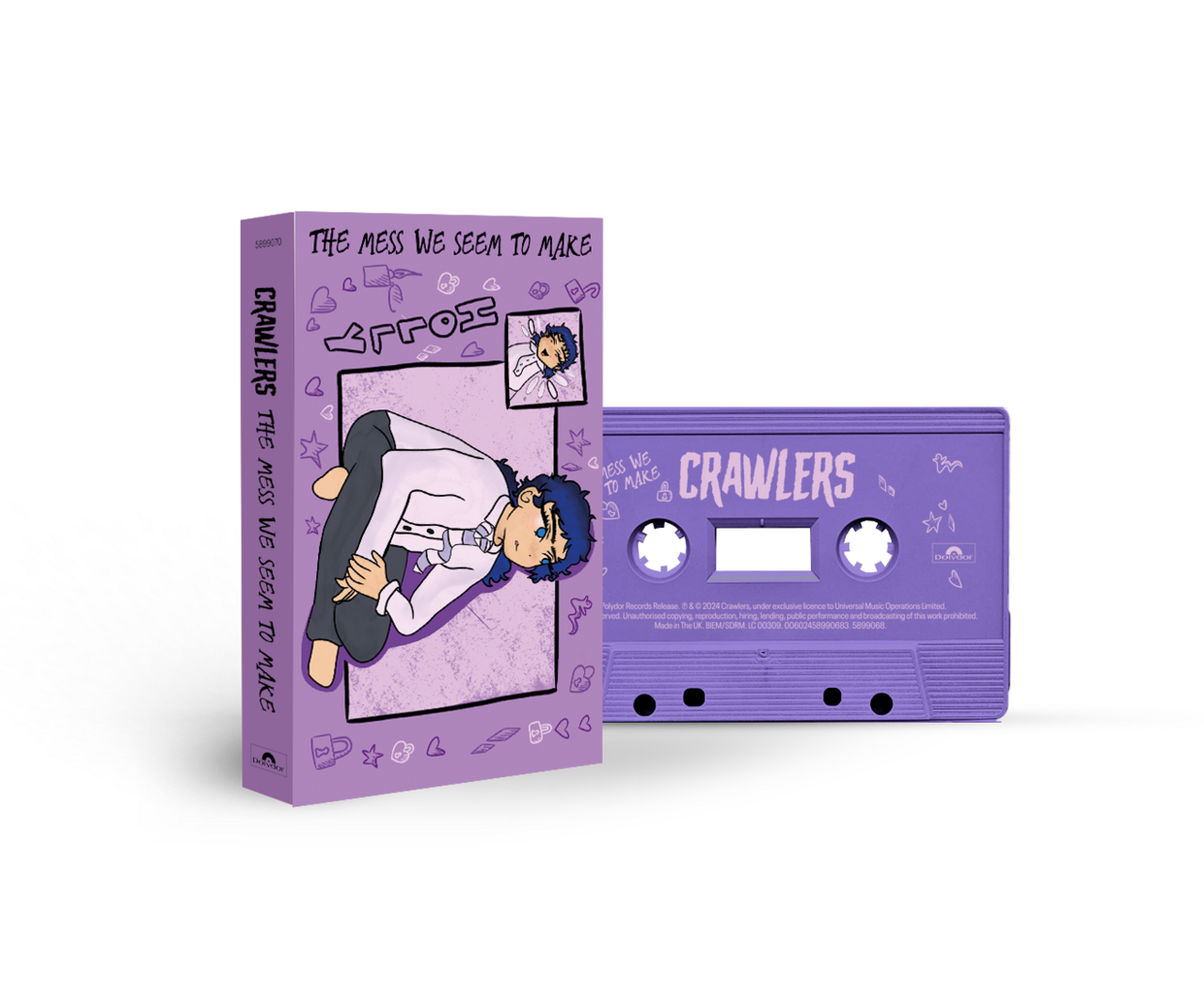 Crawlers - The Mess We Seem To Make Cassette [Holly]