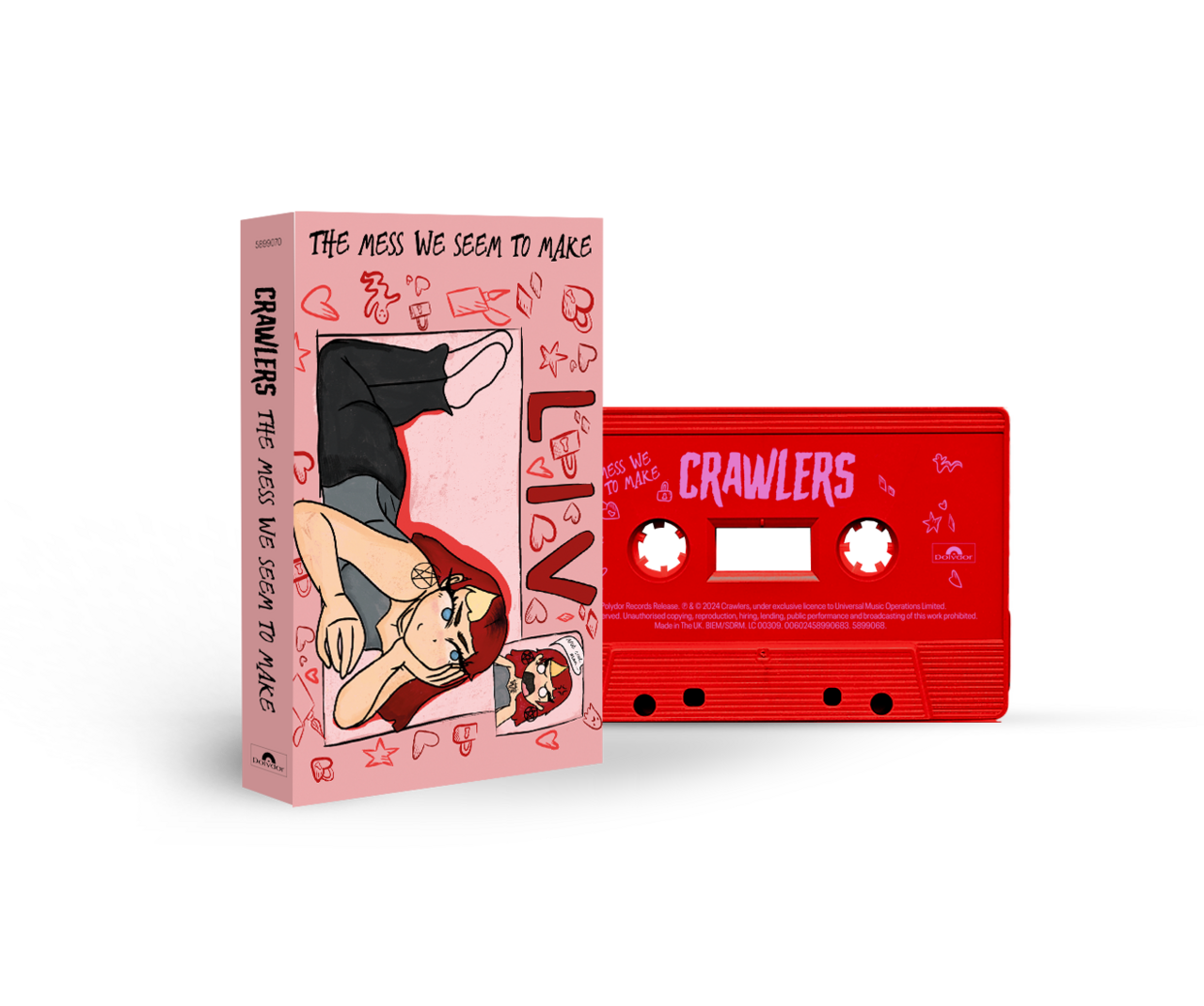 Crawlers - The Mess We Seem To Make Cassette [Liv]