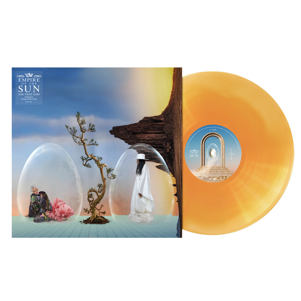 Ask That God: Limited Orange Swirl Vinyl LP + Signed 12" Art Card