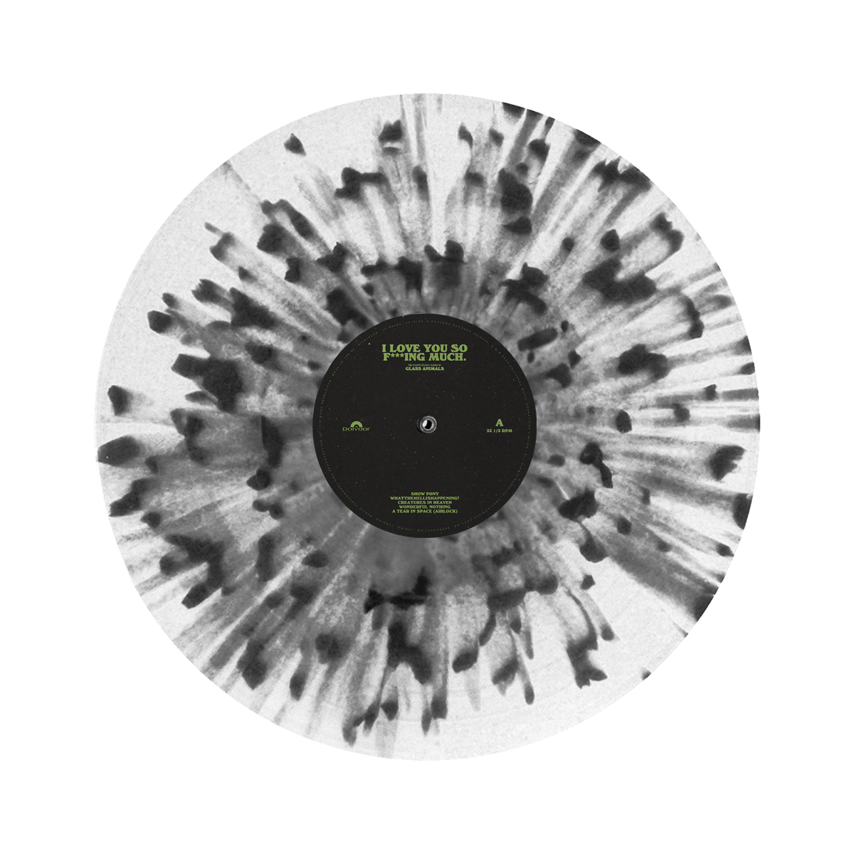 Glass Animals - ILYSFM: Limited Edition Black and Clear Splatter Vinyl