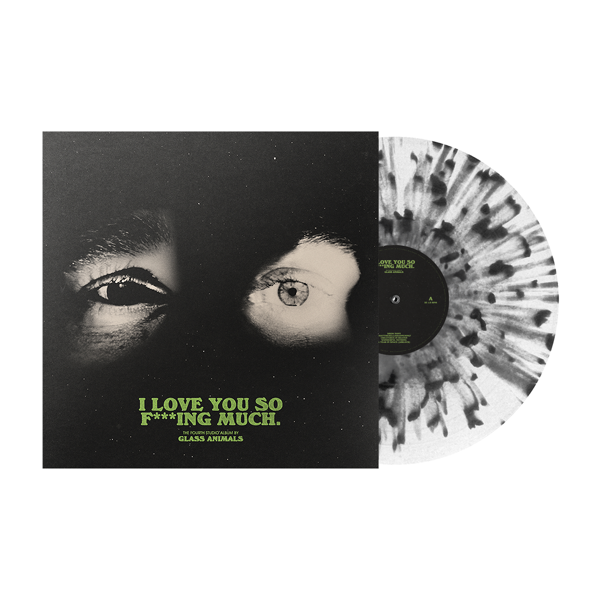 Glass Animals - ILYSFM: Limited Edition Black and Clear Splatter Vinyl