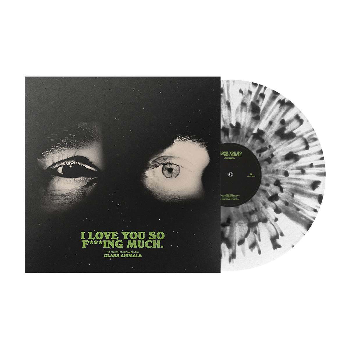 I Love You So F***ing Much: Limited Clear & Black Splatter Vinyl LP + Signed Art Card