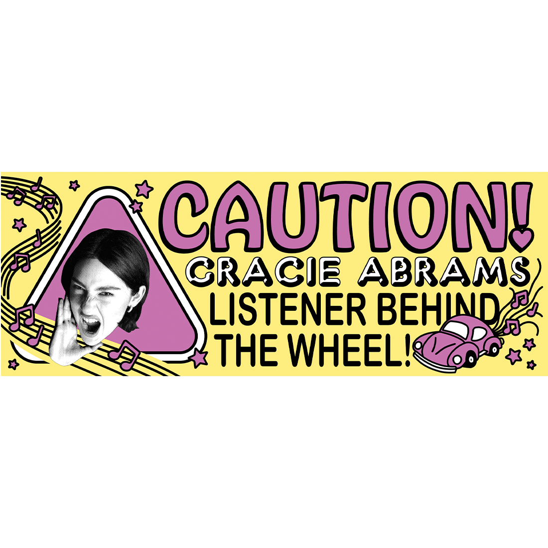 Gracie Abrams - The Secret of Us Bumper Sticker Set-of-4