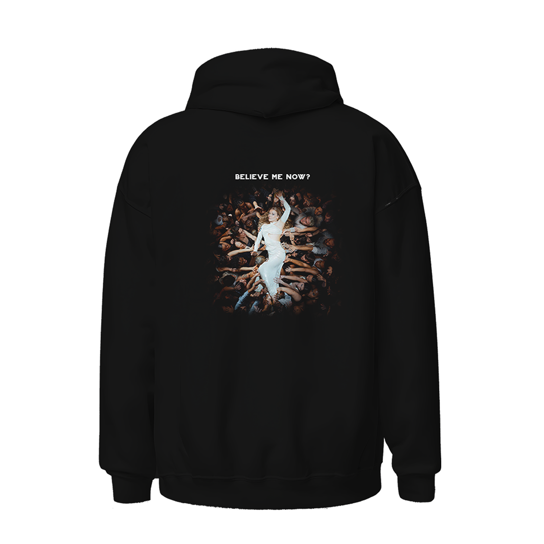 Becky Hill - Believe Me Now Oversized Hoodie in Black