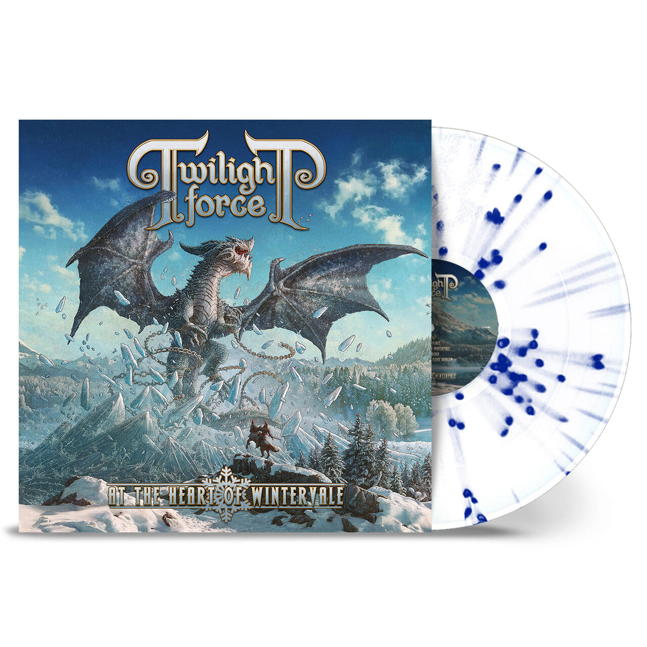 Twilight Force - At The Heart Of Wintervale: Limited White + Blue Splatter Vinyl LP