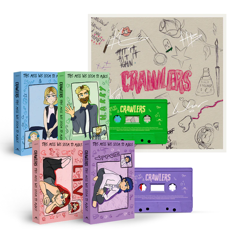 The Mess We Seem To Make: Cartoon Cassette Collection + Signed Artcard