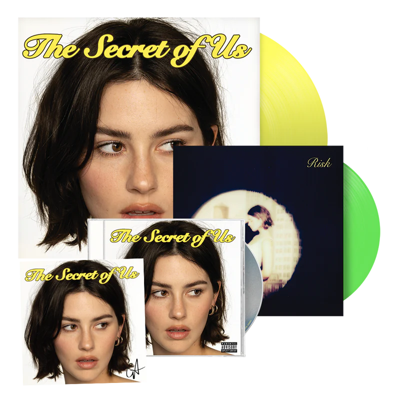The Secret Of Us: Yellow Vinyl LP, CD, Risk / Close To You 7" Single + Signed Art Card