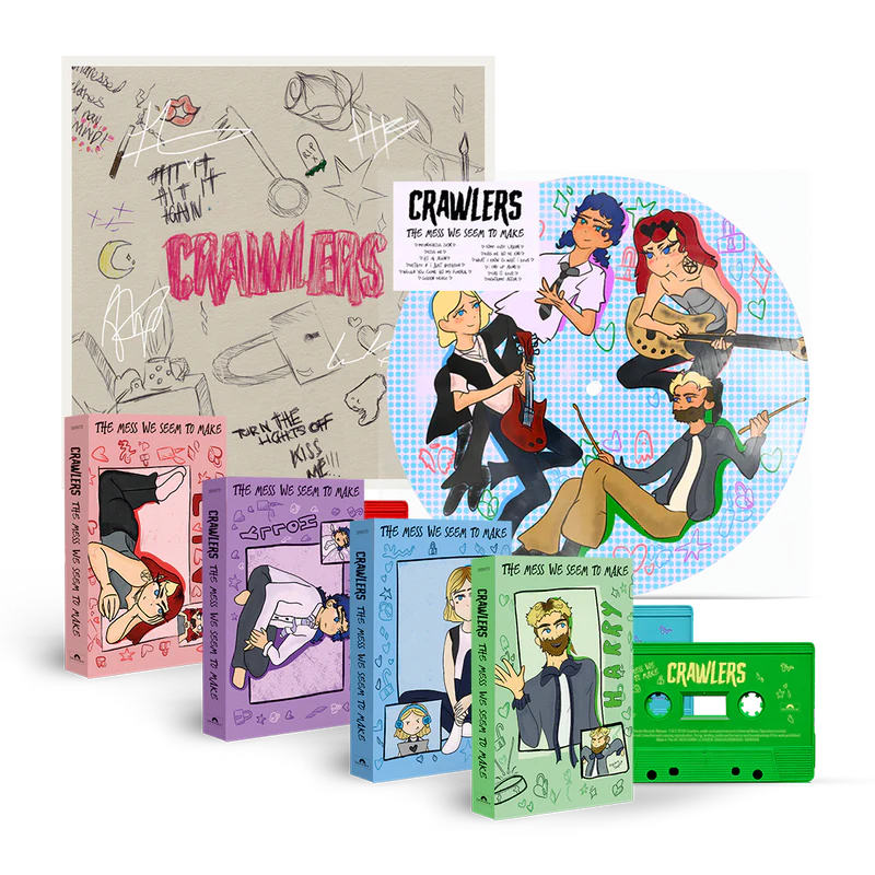 The Mess We Seem To Make: Cartoon Cassette Collection, Exclusive Picture Disc LP + Signed Artcard