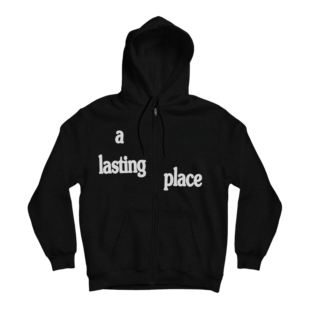 Loyle Carner - A Lasting Place Zip-Hoodie (Black)