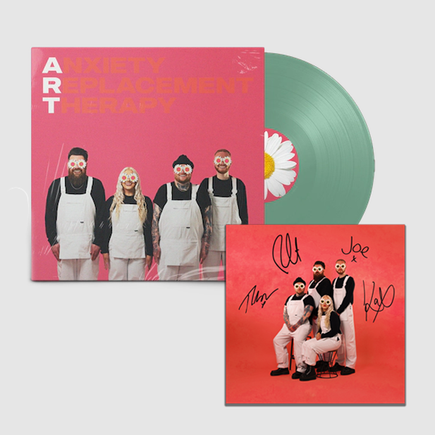 Anxiety Replacement Therapy: Limited Edition Duck Egg Vinyl LP + Exclusive Signed Print
