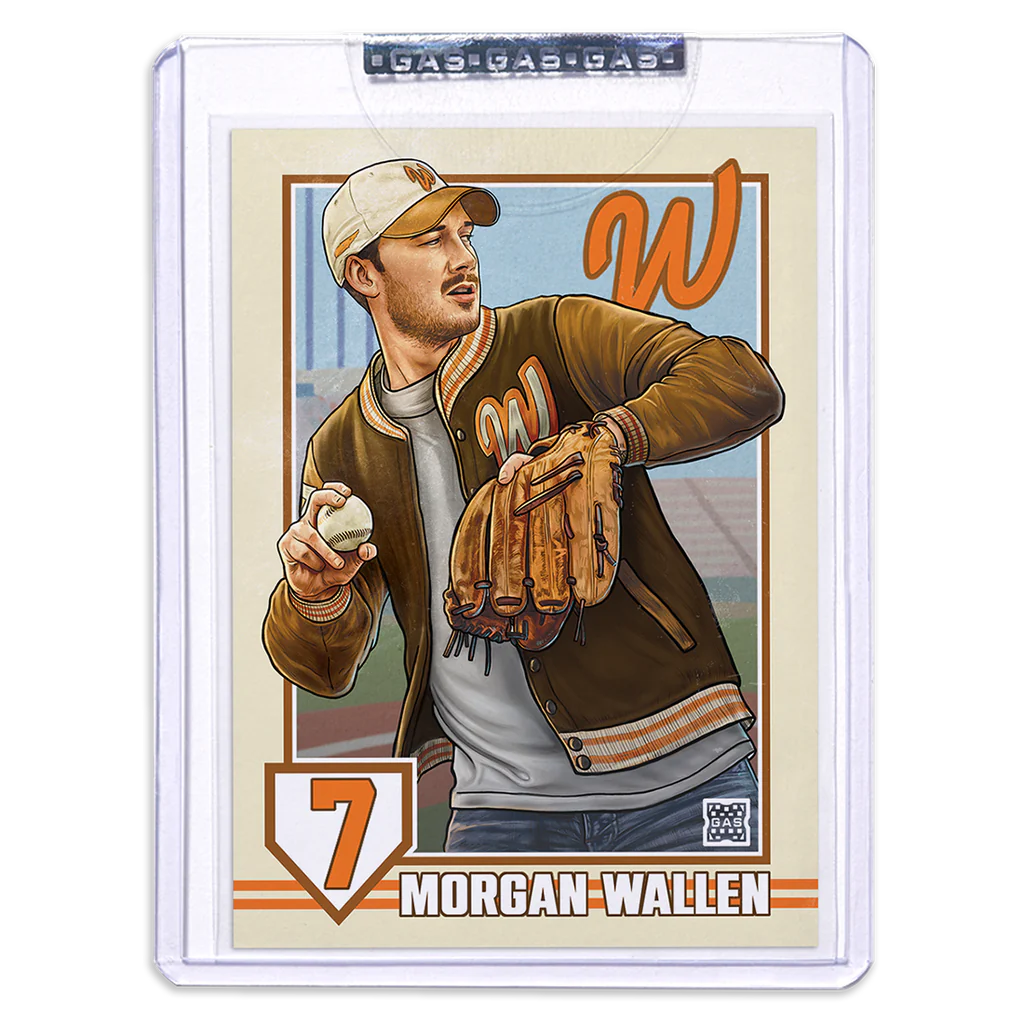 Morgan Wallen - Morgan Baseball Card