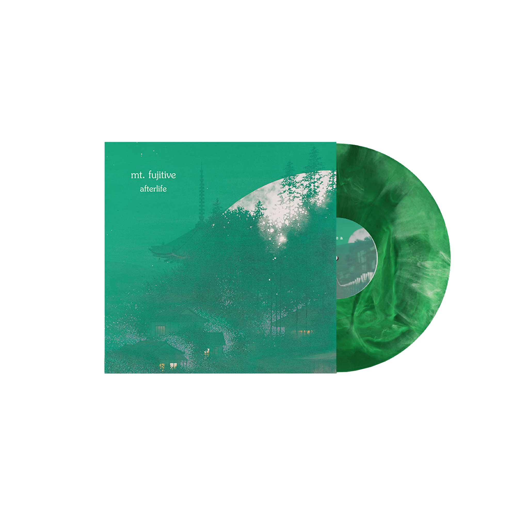 mt. fujitive - afterlife: Limited Green Marble Vinyl LP