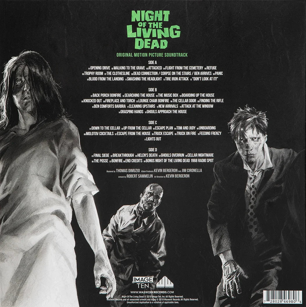 Original Soundtrack - Night Of The Living Dead (OST): Limited Black & White Hand-Pour Vinyl 2LP