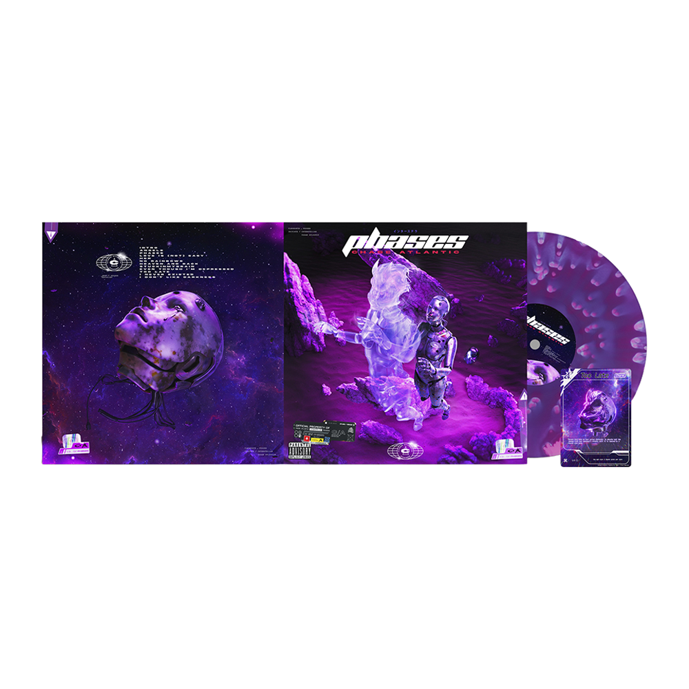 SIGNED! PHASES: Ghostly Purple & Pink Vinyl LP & Print
