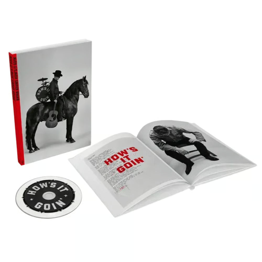 Bryan Adams - How's It Goin' A4 Hardback Book CD