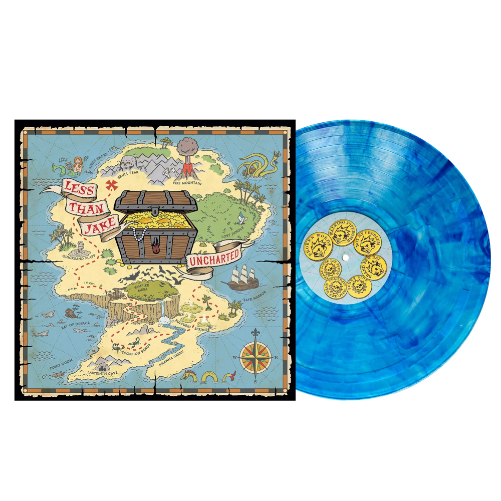 Less Than Jake - Uncharted: Limited Sapphire Marble Vinyl LP