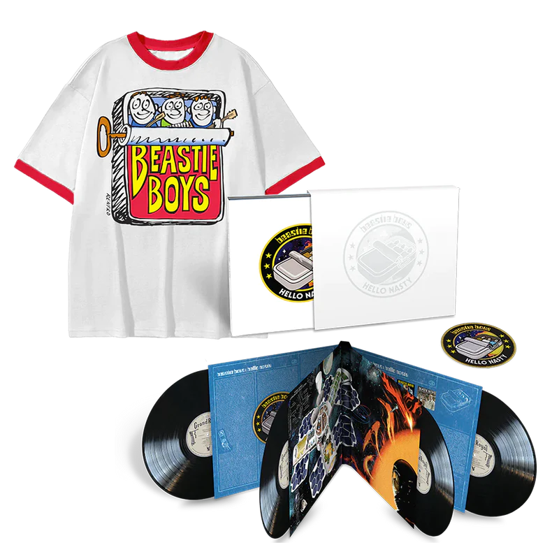 Hello Nasty: Deluxe Edition Vinyl 4LP + Sardine Can Ringer T-Shirt