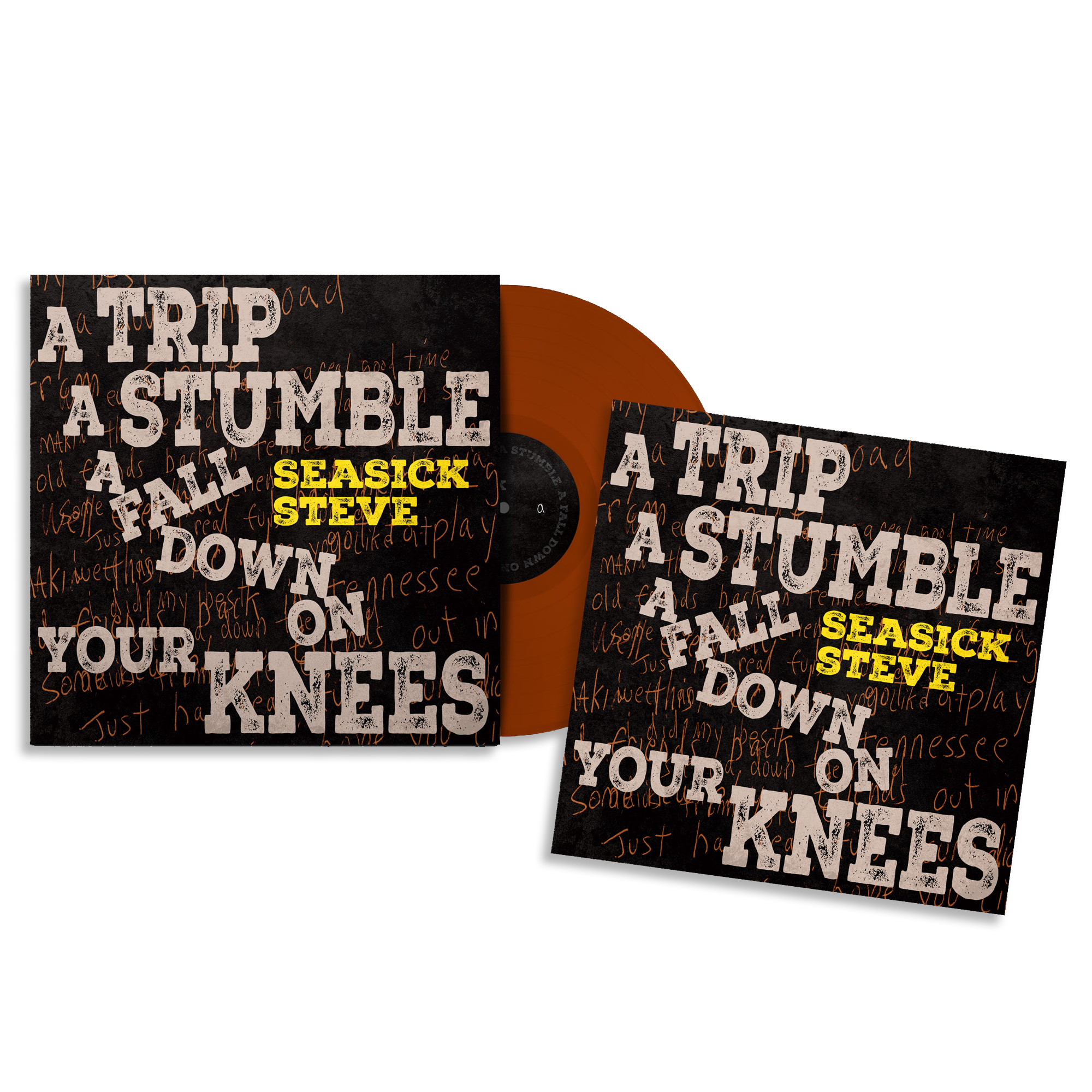 A Trip, A Stumble, A Fall Down On Your Knees: Limited 'Toffee' Vinyl LP + Signed Print