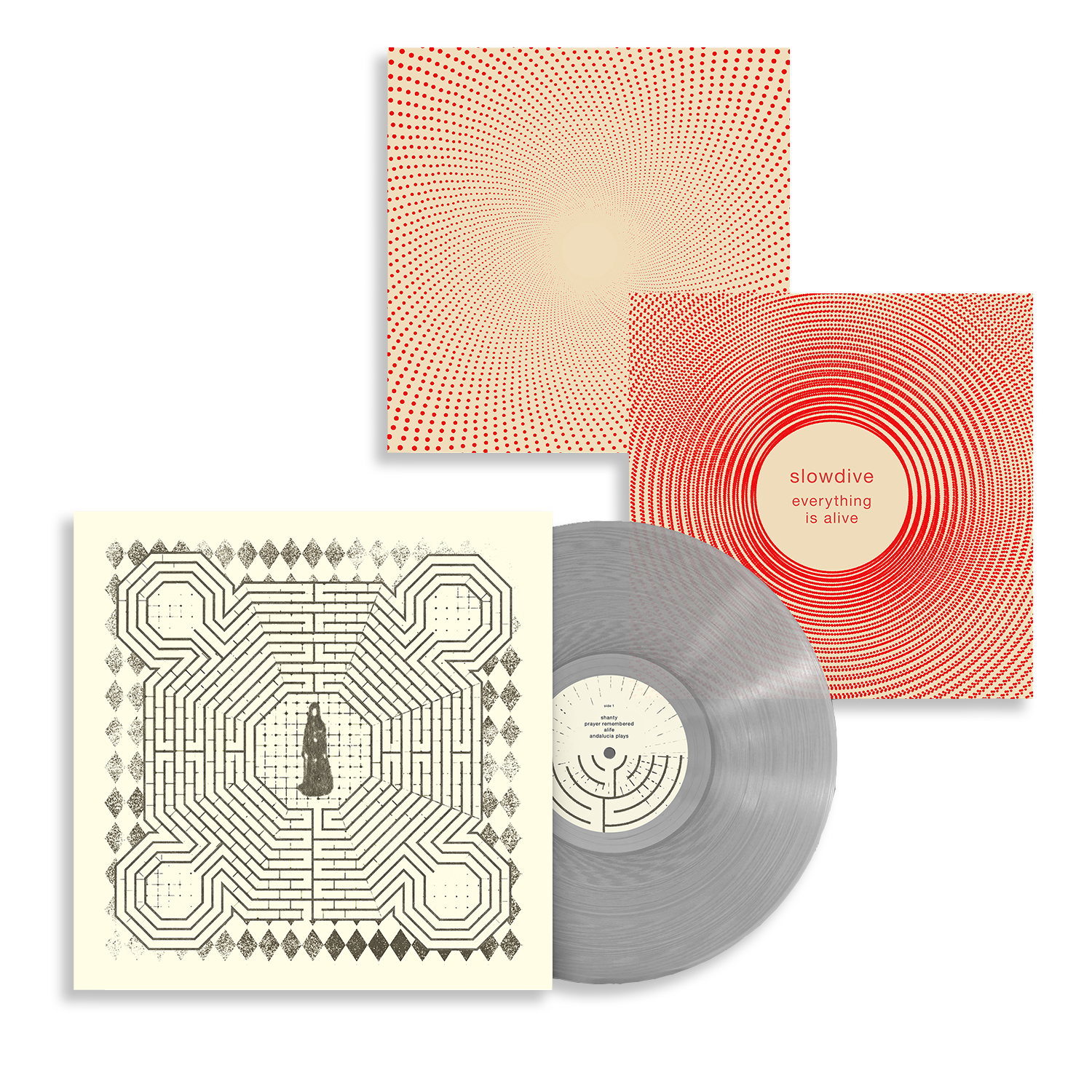 everything is alive: Limited Translucent Clear Vinyl LP + Exclusive Print