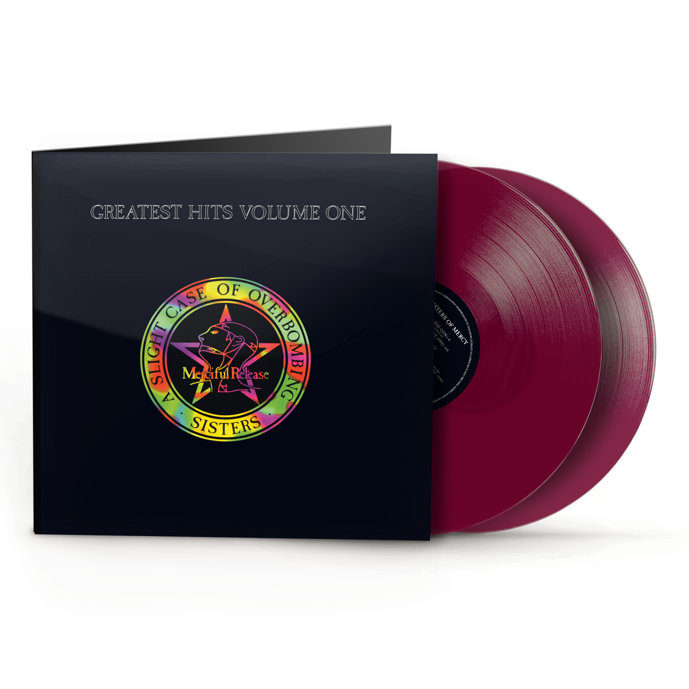 Sisters Of Mercy - Greatest Hits Vol One - A Slight Case of Overbombing: Transparent Purple / Magenta Vinyl 2LP