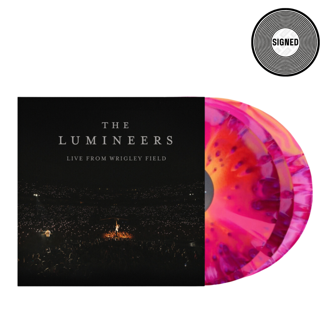 The Lumineers - Live From Wrigley Field: Signed Exclusive Orange/Purple Splatter 3LP