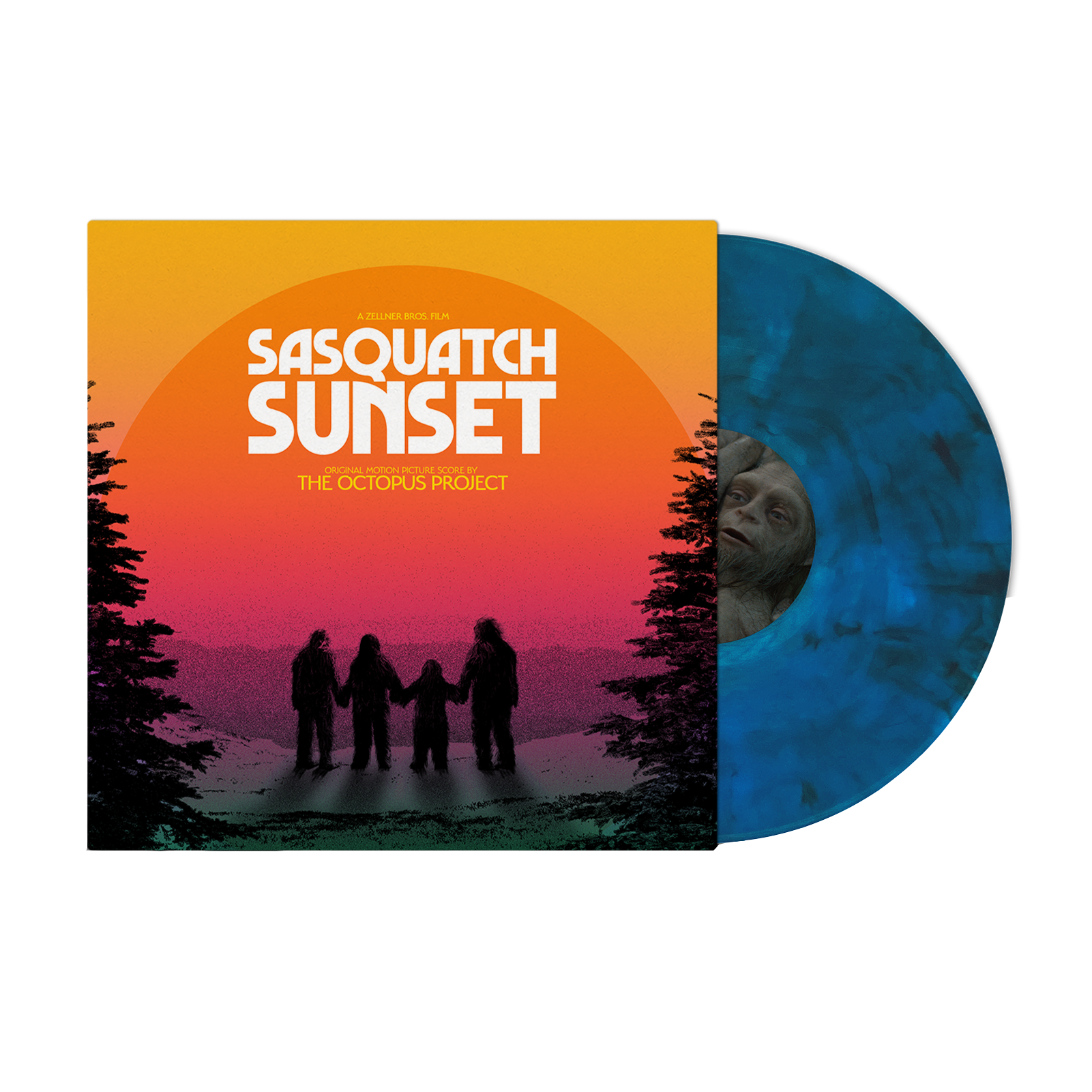 The Octopus Project - Sasquatch Sunset (OST): Blue Smoke Vinyl LP