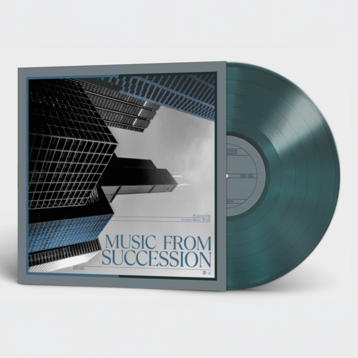 London Music Works - Music From Succession:  Dark Green (w/ Hint of Blue) Vinyl LP