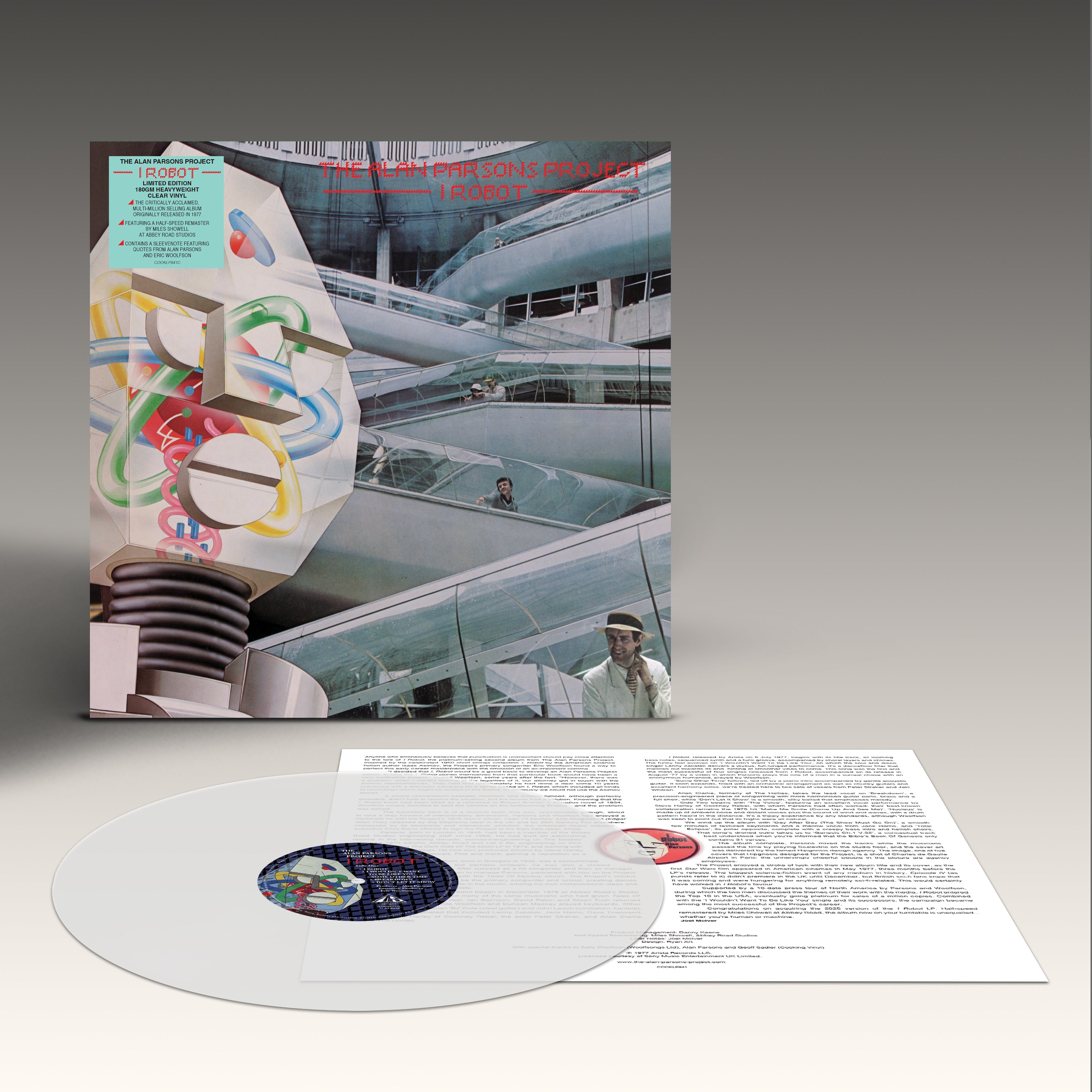 I Robot (Half-Speed Remaster): Clear Vinyl LP & Exclusive Art Print