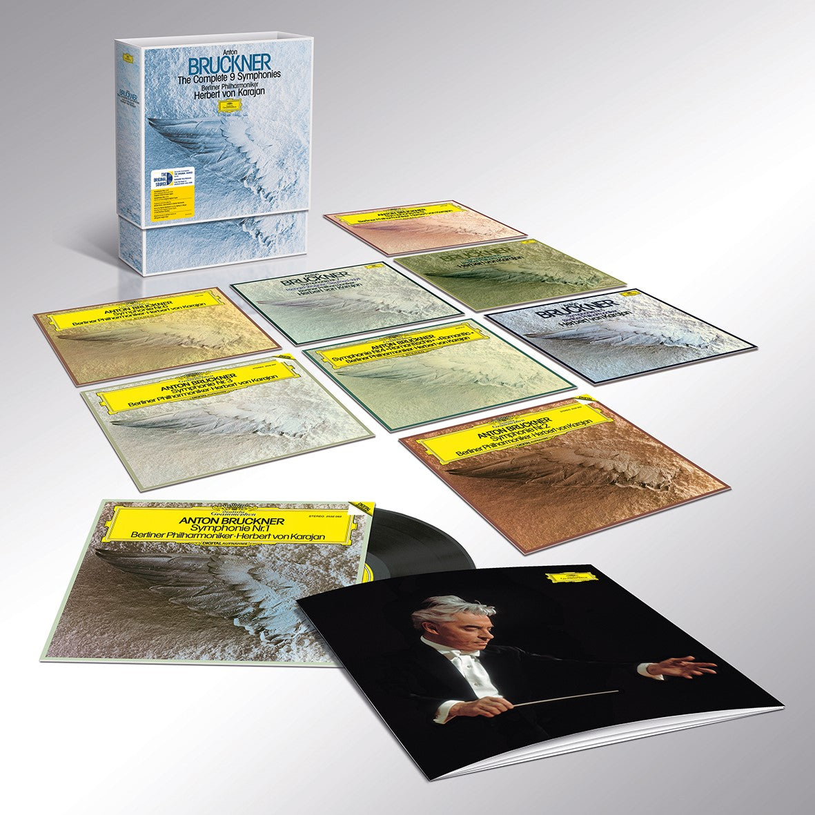 Herbert von Karajan, Berliner Philharmoniker - Bruckner - The Complete 9 Symphonies: Vinyl 17LP