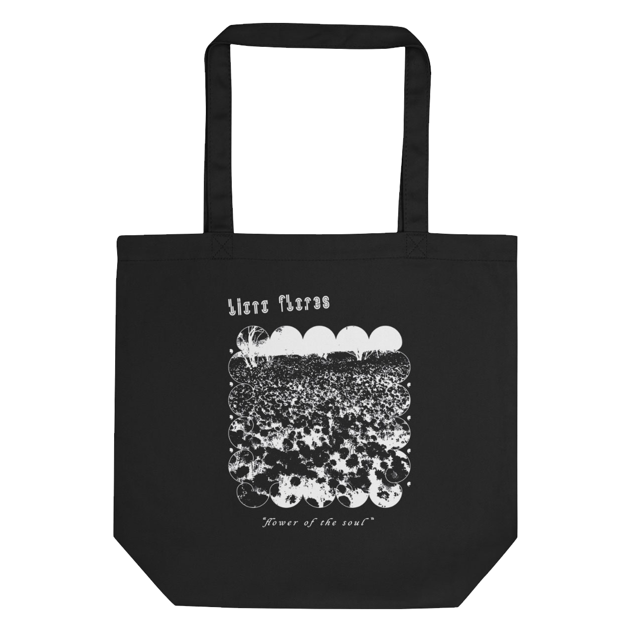 Liana Flores - Flower of the soul tote: black