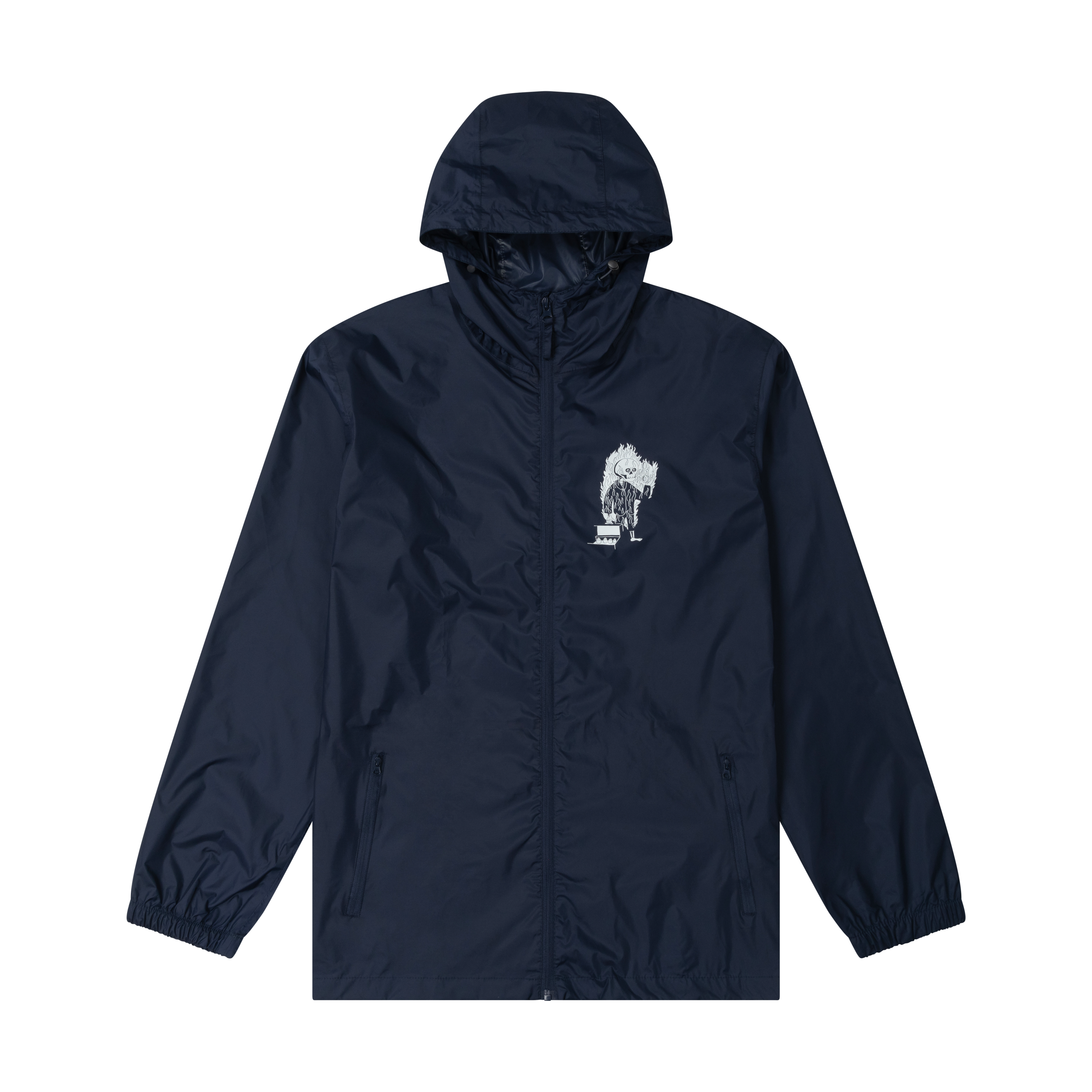 Yard Act - Burning Man Rain Jacket Navy / White