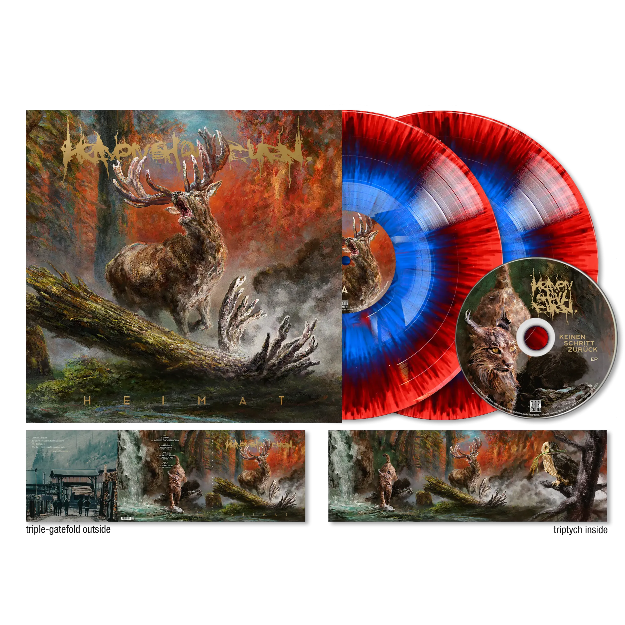 Heaven Shall Burn - Heimat: Red-Blue Splatter Vinyl 2LP