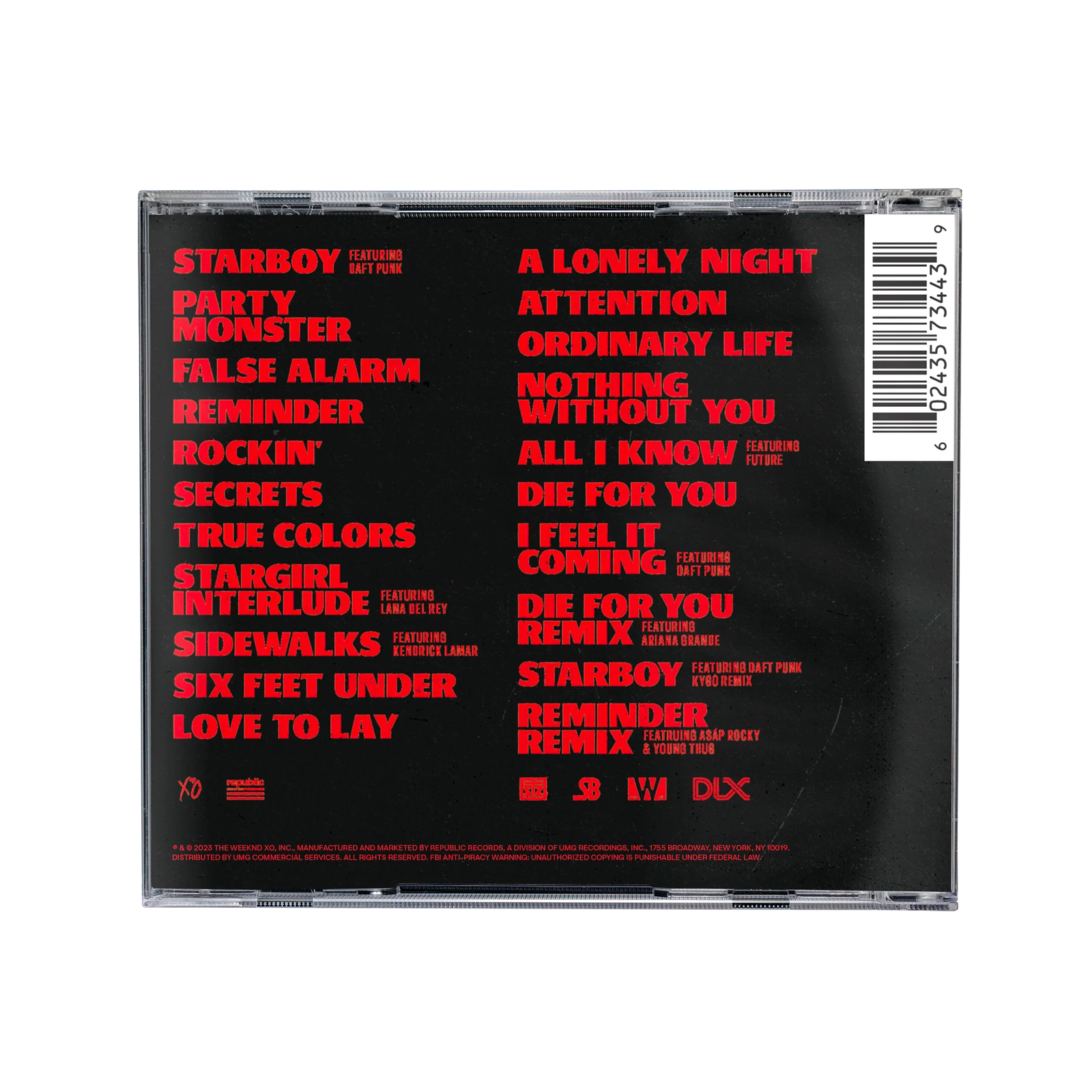 The Weeknd - Starboy: Deluxe CD