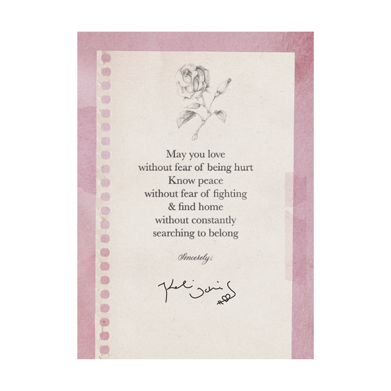 Sincerely: Pink Vinyl + Signed Art Card