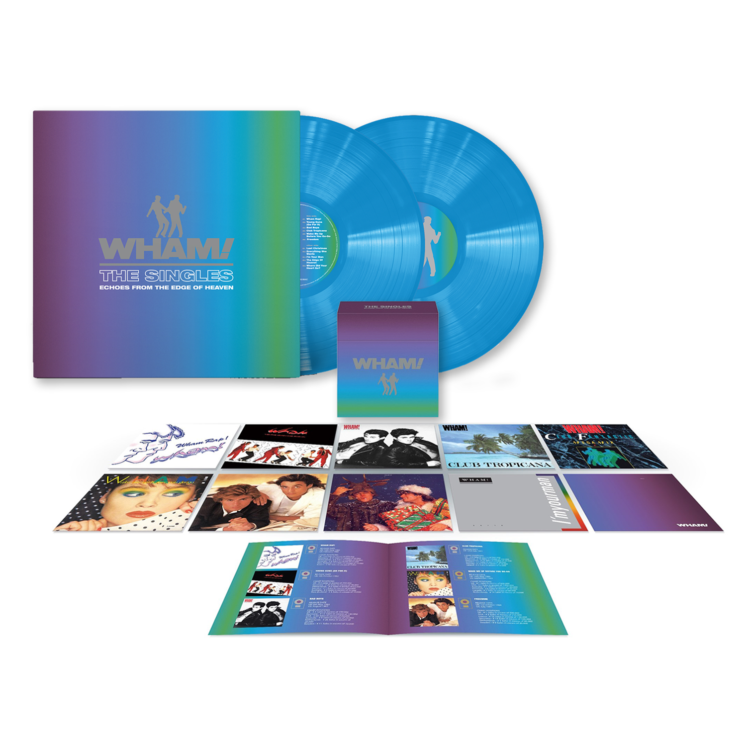 The Singles: Exclusive Limited Blue Vinyl 2LP + 10CD Box Set Bundle