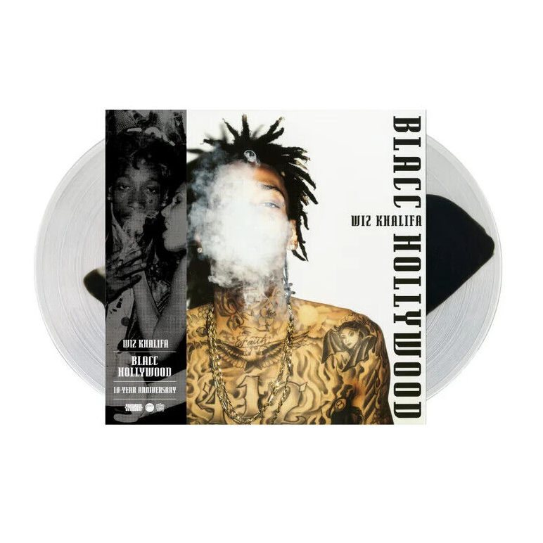 Wiz Khalifa - Blacc Hollywood (10 Year Anniversary): Limited 'Blacc Tattoo Ink-In' Clear Vinyl 2LP