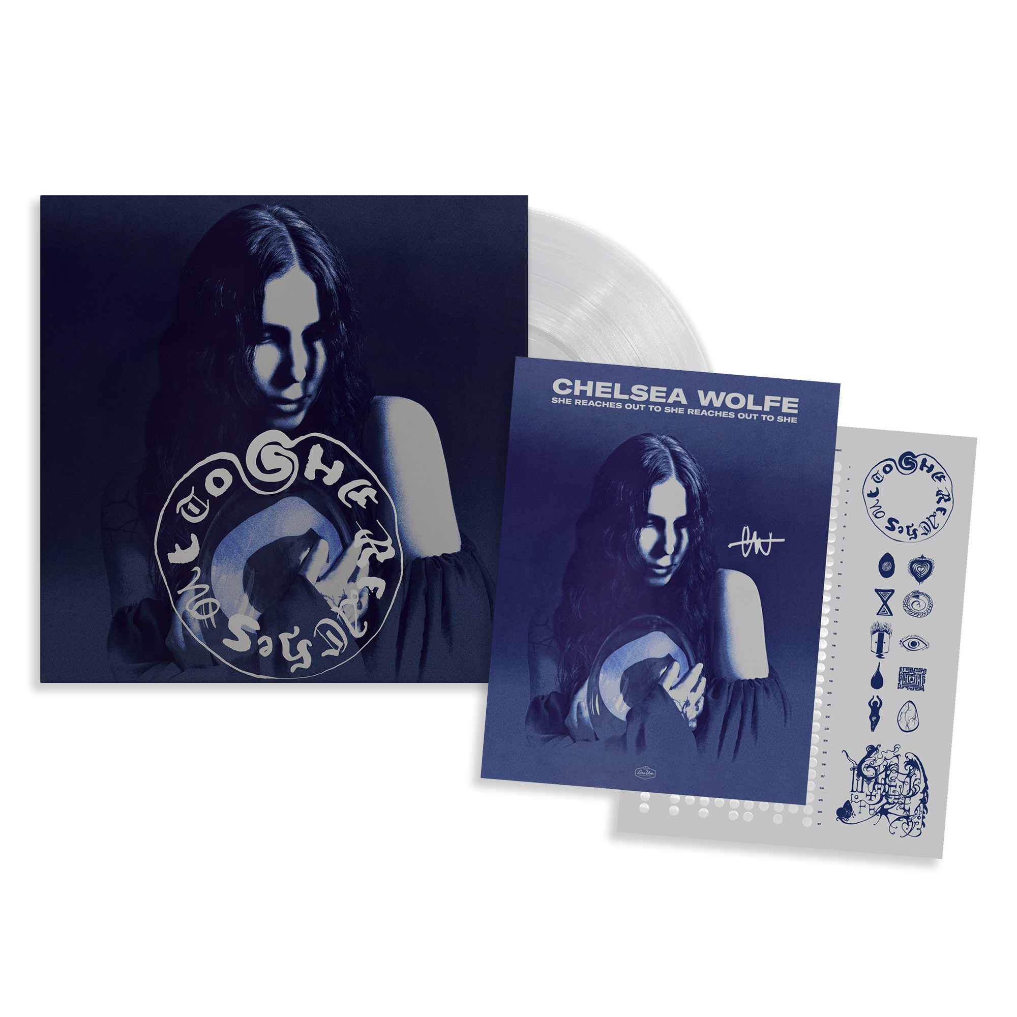 She Reaches Out To She Reaches Out To She: Limited Clear Vinyl LP + Signed Print