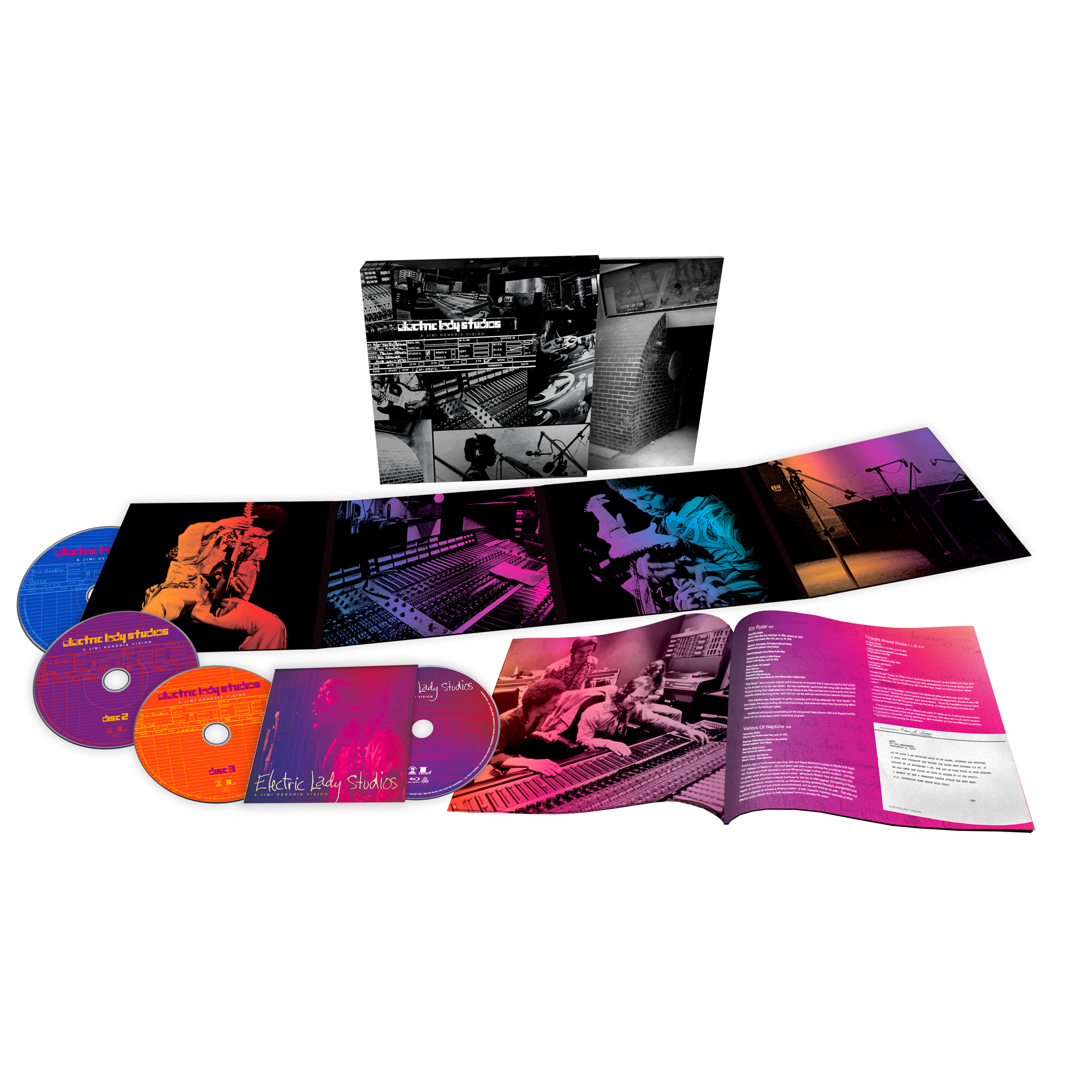 Jimi Hendrix - Electric Lady Studios - A Jimi Hendrix Vision: 3CD + Blu-Ray