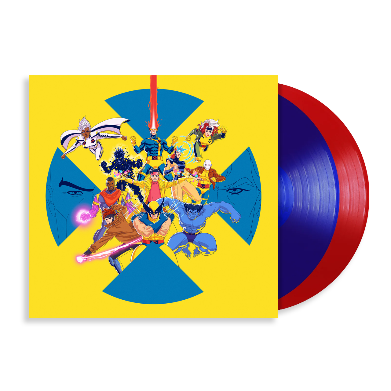 The Newton Brothers - X-Men ‘97 (OST)​: Translucent Blue & Red Vinyl 2LP