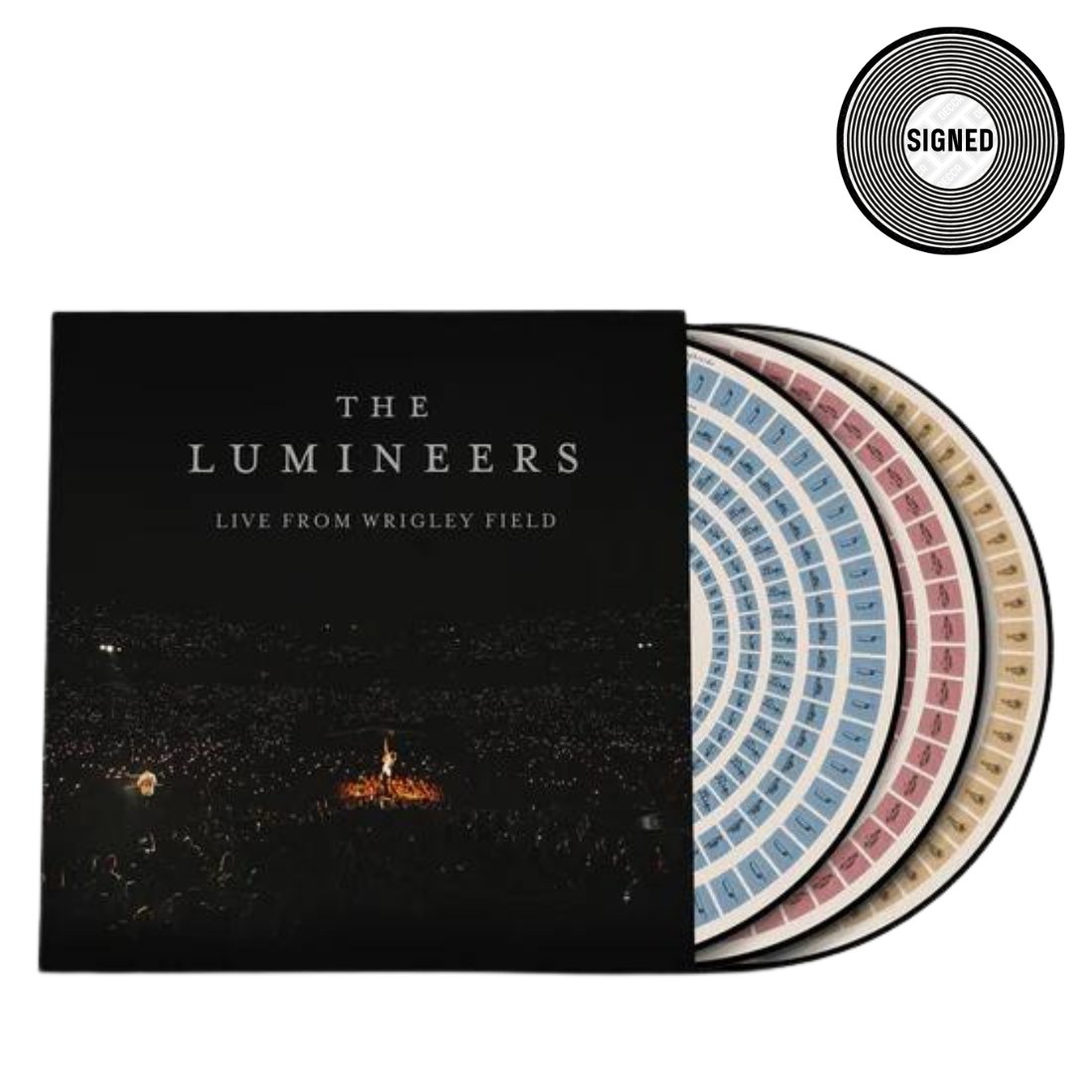 The Lumineers - Live From Wrigley Field: Signed Limited Edition Picture Disc Zoetrope 3LP